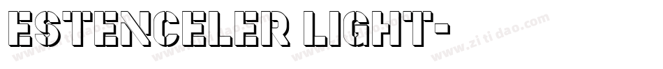 Estenceler Light字体转换